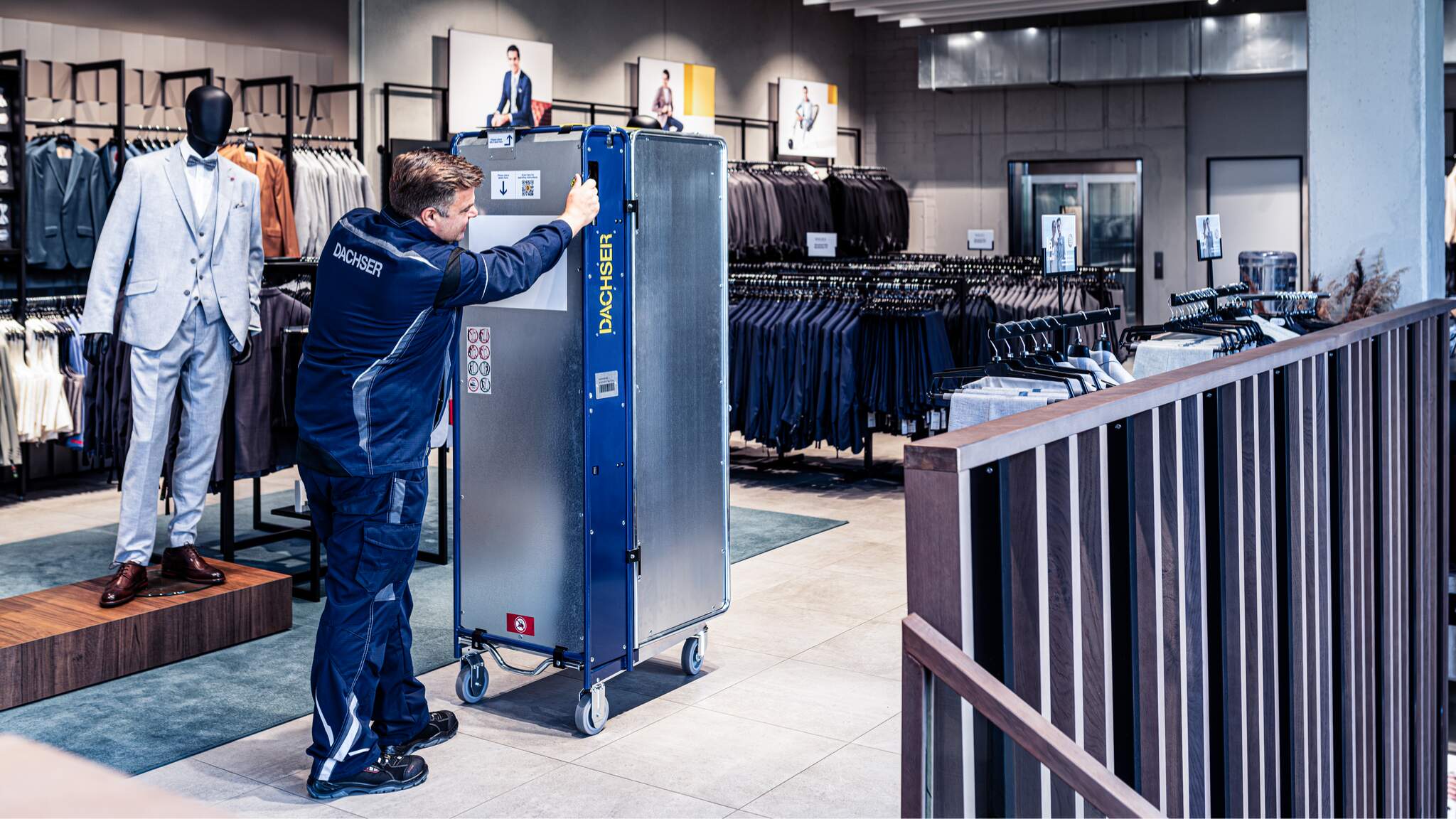 Une solution logistique innovante pens&eacute;e pour la livraison jusqu’au point de vente.