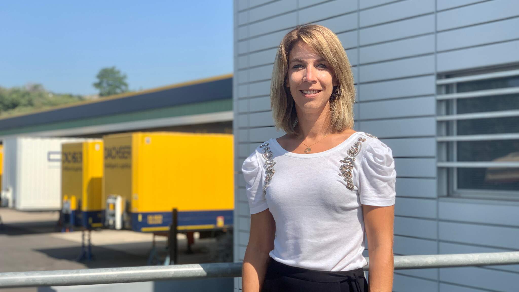 Amélie Chapoul, Responsable Production à l'agence DACHSER de Valence (Drôme)