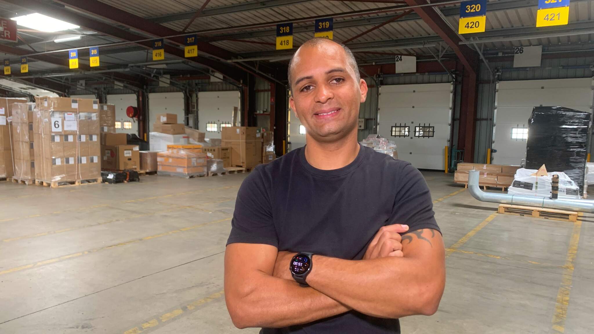 Freddy Derbard, Brigadier de quai à l'agence DACHSER de Tours