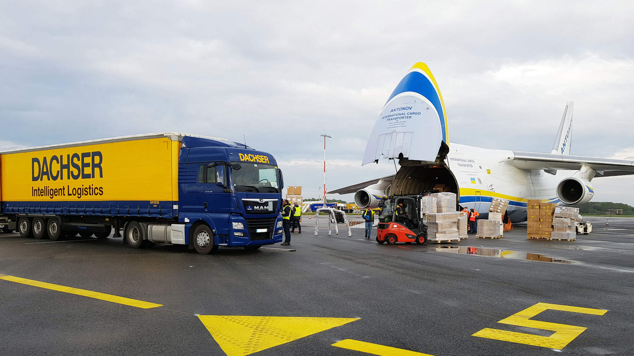 DACHSER : La France a transporté 8,5 millions de masques entre la Chine et la France DACHSER : La France a transporté 8,5 millions de masques entre la Chine et la France