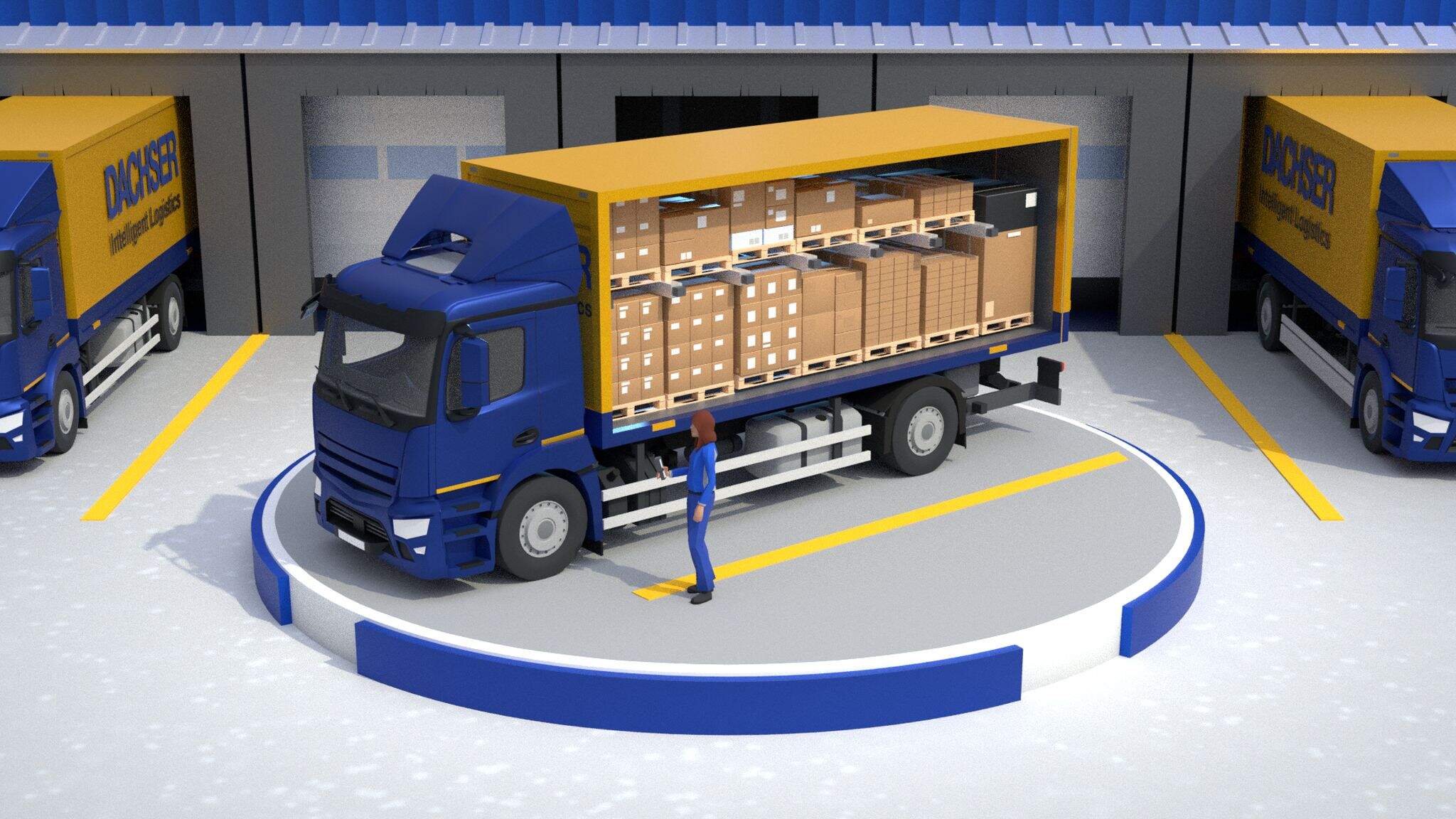 Aper&ccedil;u du parcours d'apprentissage virtuel de DACHSER, qui permet aux collaborateurs de s'impliquer activement dans de nouvelles fa&ccedil;ons de travailler.