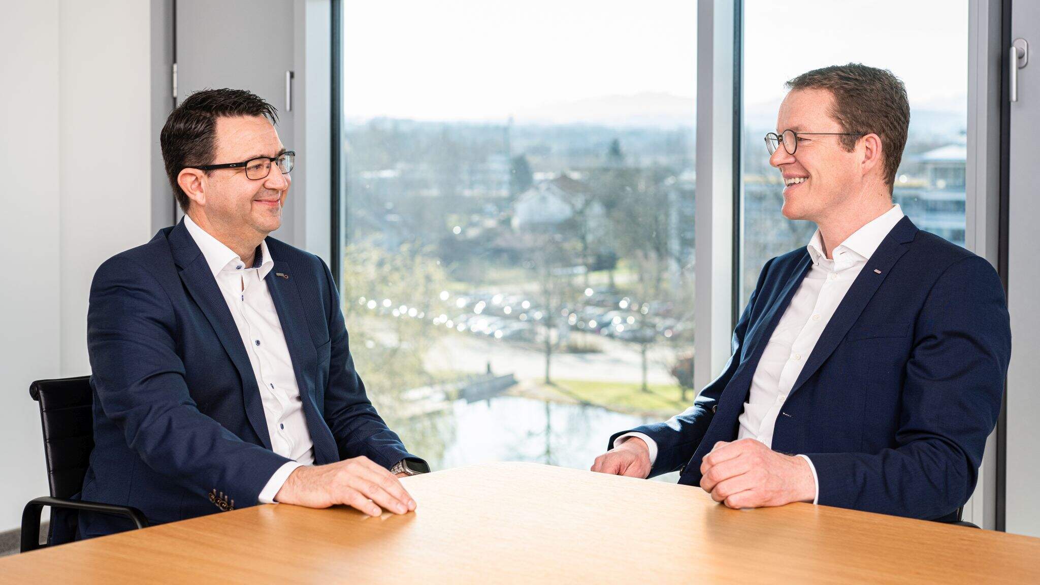 Stefan Hohm, CDO et Burkhard Eling, CEO de DACHSER